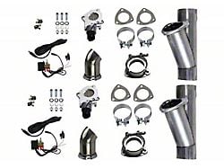 Granatelli Motor Sports Electronic Exhaust Cutout Dual System; 2.50-Inch Aluminized Steel (Universal; Some Adaptation May Be Required)