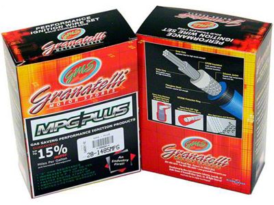 Granatelli Motor Sports MPG Plus Spark Plug Wires; Blue (92-03 V8 Dakota)