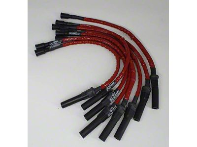 Granatelli Motor Sports Ignition Wires and Coil Pack Internals; High Temp Red (10-14 6.2L F-150)