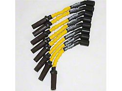 Granatelli Motor Sports High Performance Ignition Wires; 9-Inch; High Temp Yellow (99-18 4.8L, 5.3L Sierra 1500)