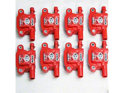 Granatelli Motor Sports Malevolent Series Coil Packs; Red (07-18 5.3L, 6.2L Sierra 1500)