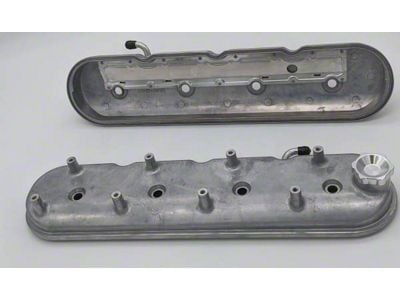 Granatelli Motor Sports Stock/Standard Valve Covers; Cast (09-13 5.3L, 6.2L Sierra 1500)