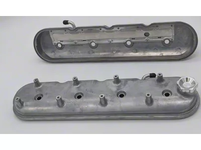 Granatelli Motor Sports Stock/Standard Valve Covers; Cast (10-19 6.0L Sierra 2500 HD)