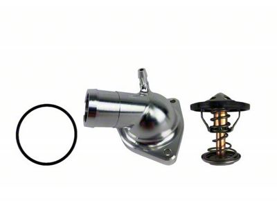 Granatelli Motor Sports Billet Thermostat Housing with Thermostat; 160 Degree (14-18 6.2L Silverado 1500)