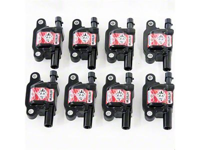 Granatelli Motor Sports Malevolent Series Coil Packs; Black (07-14 5.3L, 6.0L, 6.2L Tahoe)