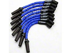 Granatelli Motor Sports High Performance Ignition Wires; High Temp Blue (14-26 V8 Sierra 1500)