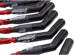 Granatelli Motor Sports High Performance Spark Plug Wires with Ceramic Boots; 10-Inch; High Temp Red (99-26 V8 Sierra 1500)