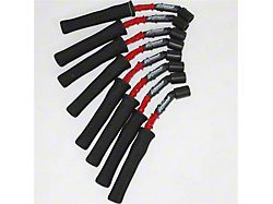 Granatelli Motor Sports High Performance Ignition Wires; High Temp Red and Black (14-25 V8 Silverado 1500)