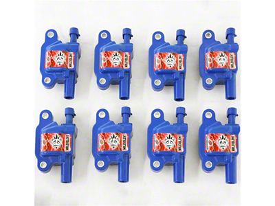 Granatelli Motor Sports Malevolent Series Coil Packs; Blue (14-24 V8 Silverado 1500)