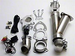Granatelli Motor Sports Electronic Exhaust Cutout Single System; Slip Fit; 3-Inch Stainless Steel (Universal; Some Adaptation May Be Required)