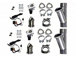 Granatelli Motor Sports Electronic Exhaust Cutout Dual System; 2.25-Inch Aluminized Steel (Universal; Some Adaptation May Be Required)