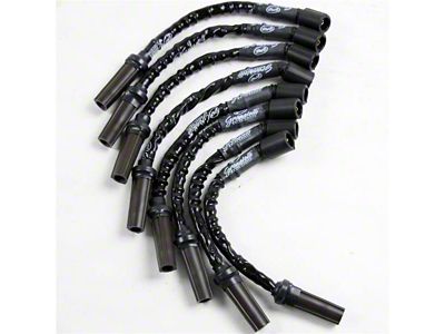 Granatelli Motor Sports High Performance Ignition Wires; High Temp Black (15-25 V8 Yukon)