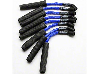 Granatelli Motor Sports High Performance Ignition Wires; High Temp Blue and Black (15-25 V8 Yukon)