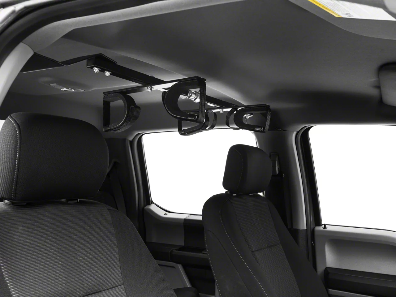 F150 CenterLok Overhead Gun Rack for Tactical Weapons; Holds 2 Guns