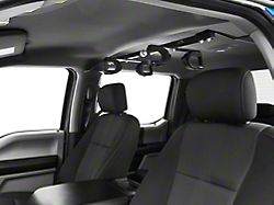 Center-Lok Overhead Gun Rack; Holds 2 Guns (01-24 F-150 SuperCrew)