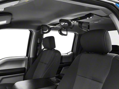 Center-Lok Overhead Gun Rack for Tactical Weapons; Holds 2 Guns (11-24 F-350 Super Duty SuperCrew)