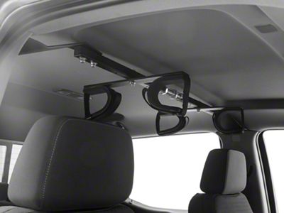 Center-Lok Overhead Gun Rack for Tactical Weapons; Holds 2 Guns (04-25 Silverado 1500 Crew Cab)