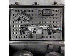 Grey Man Tactical RMP Case Lid Organizer Rifle Rack and Holster Integration MOLLE Panel Package with Pelican Case Screws; 27.25-Inch x 19-Inch 