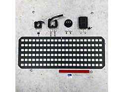 Grey Man Tactical RMP Case Lid Organizer Rifle Rack and Holster Integration MOLLE Panel Package with 3M Dual Lock Fastener Kit; 34.75-Inch x 13-Inch