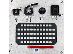 Grey Man Tactical RMP Case Lid Organizer Rifle Rack and Holster Integration MOLLE Panel Package with 3M Dual Lock Fastener Kit; 19.25-Inch x 10.50-Inch