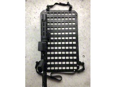 Grey Man Tactical RMP Vehicle Locking Rifle Rack MOLLE Panel with Raptor Picatinny Mount; 15.25-Inch x 25-Inch (Universal; Some Adaptation May Be Required)
