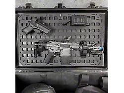 Grey Man Tactical RMP Case Lid Organizer Rifle Rack and Holster Integration MOLLE Panel Package with Pelican Case Screws; 27.25-Inch x 19-Inch