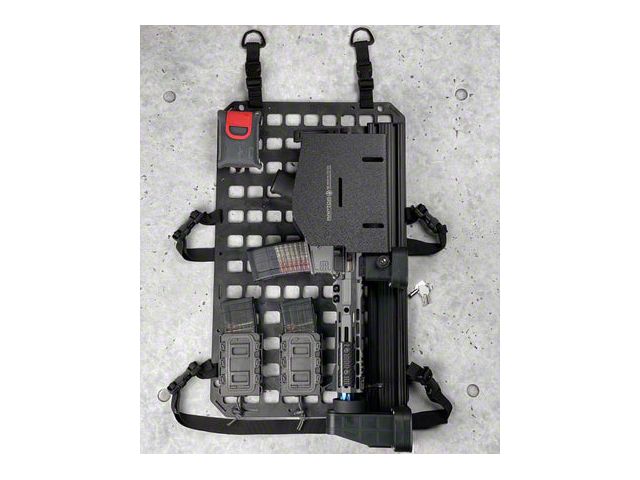 Grey Man Tactical Ranger RMP Vehicle Locking Rifle Rack MOLLE Panel ...