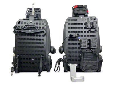 Grey Man Tactical RMP Vehicle Dual Seat Back Locking MOLLE Panel Package (Universal; Some Adaptation May Be Required)
