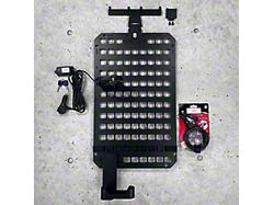 Grey Man Tactical RMPX Vehicle Locking Rifle Rack MOLLE Panel with Standard Buttstock Cup Kit and SC-6 Mount; 15.25-Inch x 25-Inch (Universal; Some Adaptation May Be Required)