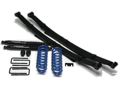 Ground Force Lowering Kit; 2-Inch Front / 3.50-Inch Rear (09-14 2WD F-150 SuperCab, SuperCrew)