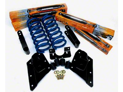 Ground Force Lowering Kit; 2-Inch Front / 4-Inch Rear (97-03 2WD F-150)