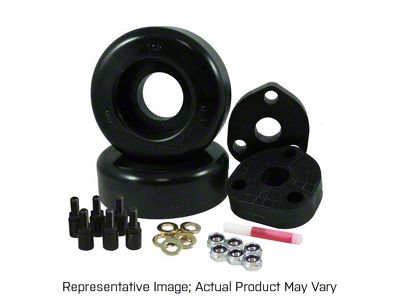 Ground Force 2-Inch Front / 1-Inch Rear Leveling Kit (19-25 4WD RAM 1500 w/o Air Ride, Excluding RHO & TRX)