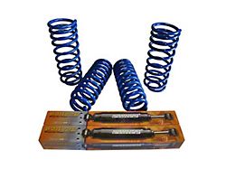 Ground Force Lowering Kit; 2-Inch Front / 3-Inch Rear (09-18 4WD RAM 1500 Quad Cab w/ 6.4-Foot Box)