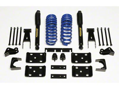 Ground Force Lowering Kit; 2-Inch Front / 4-Inch Rear (06-08 4WD RAM 1500 Quad Cab)