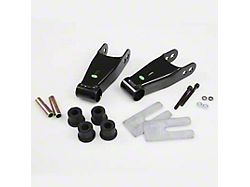 Ground Force 1.50-Inch Rear Lowering Shackle Kit (14-18 4WD Sierra 1500 Regular Cab w/ 6.50-Foot Standard Box)