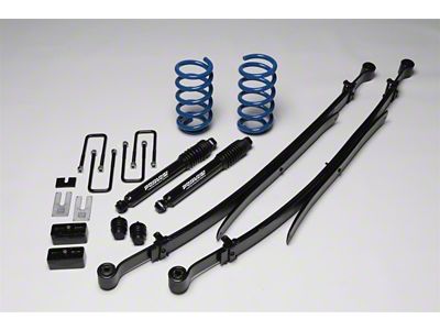 Ground Force 2-Inch Front / 5-Inch Rear Lowering Kit (07-13 4WD Sierra 1500 Extended Cab w/ 6.50-Foot Standard Box, Crew Cab w/ 5.80-Foot Short Box)