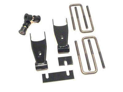 Ground Force 2.50-Inch Rear Lowering Shackle Kit (07-13 Sierra 1500 Regular Cab)