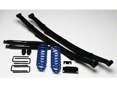 Ground Force Lowering Kit; 2-Inch Front / 4-Inch Rear (99-06 2WD Sierra 1500 Regular Cab)