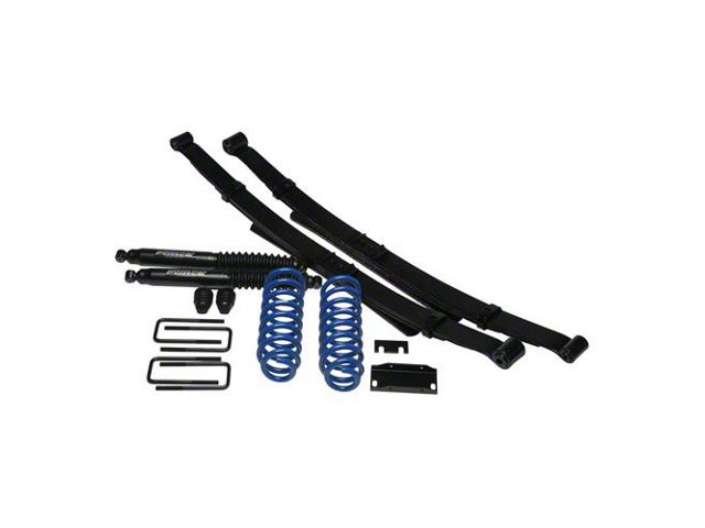 Ground Force Lowering Kit; 3-Inch Front / 5-Inch Rear (99-06 2WD Sierra 1500 Extended Cab w/ 6.50-Foot Standard Box)