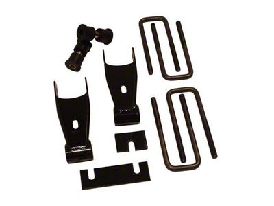 Ground Force 2.5-Inch Rear Lowering Shackle Kit (07-13 Silverado 1500 Extended Cab, Crew Cab)