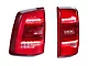 GTR Lighting Carbide LED Tail Lights; Black Housing; Red Lens (10-18 RAM 2500)