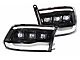 GTR Lighting Carbide LED Headlights; Black Housing; Clear Lens (10-18 RAM 3500)
