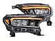 GTR Lighting Carbide LED Headlights; Black Housing; Clear Lens (19-23 Ranger)