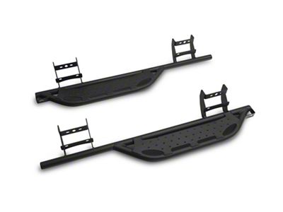 Hammerhead Cab Length Running Boards; Black (15-25 F-150 Regular Cab)