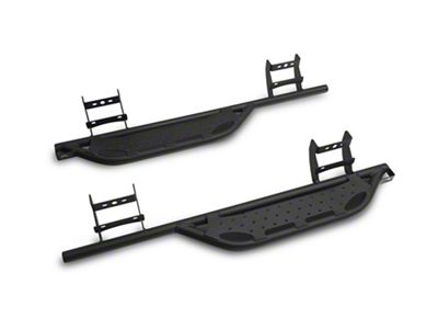 Hammerhead Cab Length Running Boards; Black (15-24 F-150 Regular Cab)