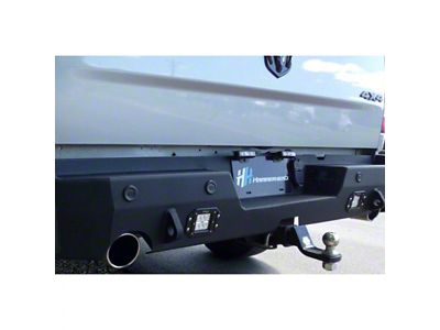 Hammerhead Rear Bumper with Flush Mount Light Openings (19-25 RAM 1500 w/ Factory Dual Exhaust)