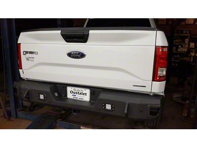 Hammerhead Rear Bumper with Flush Mount Reverse Light Cutouts (15-20 F-150, Excluding Raptor)