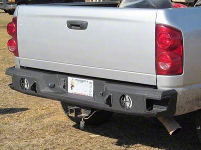 Hammerhead Rear Bumper with Round Reverse Light Cutouts (03-08 RAM 1500)