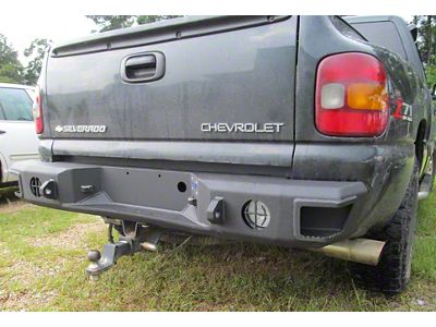 Hammerhead Rear Bumper with Round Reverse Light Cutouts (99-05 Silverado 1500 Stepside)