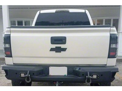 Hammerhead Rear Bumper with Flush Mount Light Openings (15-19 Sierra 2500 HD)